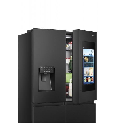 Hisense RQ760N4IFE side-by-side refrigerator Freestanding 577 L E Black