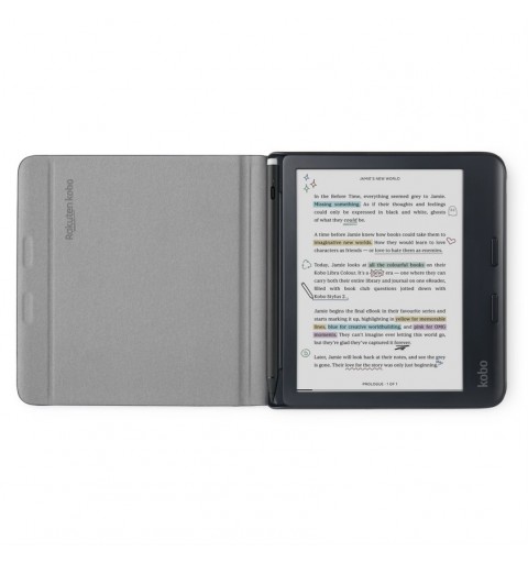 Rakuten Kobo SleepCover funda para libro electrónico 17,8 cm (7") Folio Negro