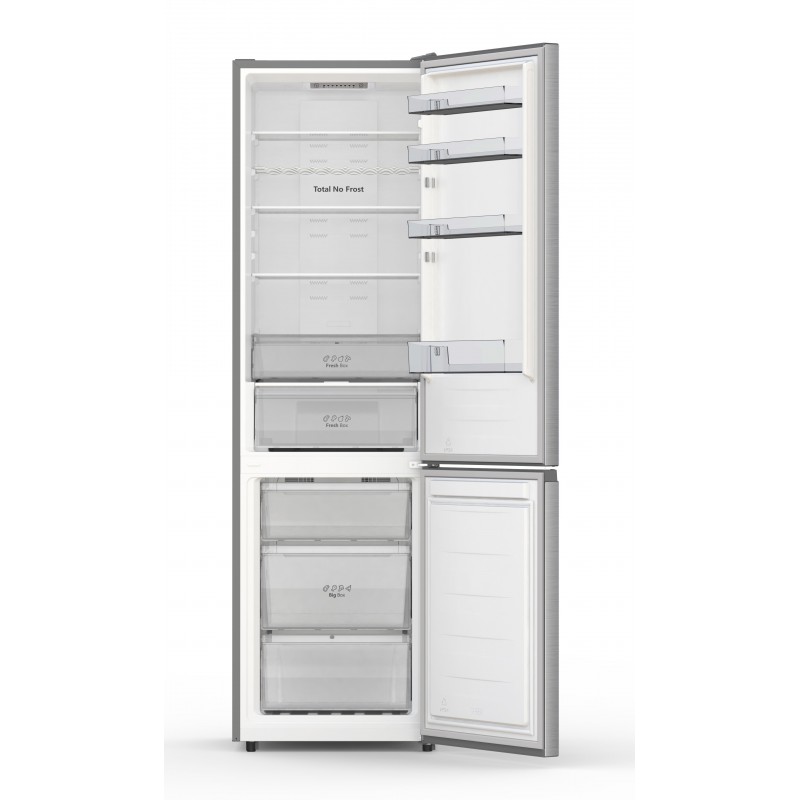 Hisense RB440N4ACA réfrigérateur-congélateur Pose libre 336 L A Acier inoxydable