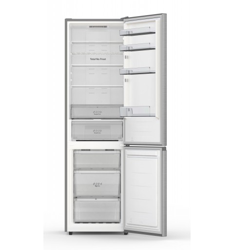 Hisense RB440N4ACA Kühl- und Gefrierkombination Freistehend 336 l A Edelstahl