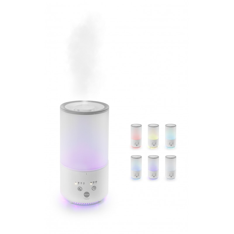 Macom Enjoy & Relax Rainbow humidifier Ultrasonic 1 L White 18 W