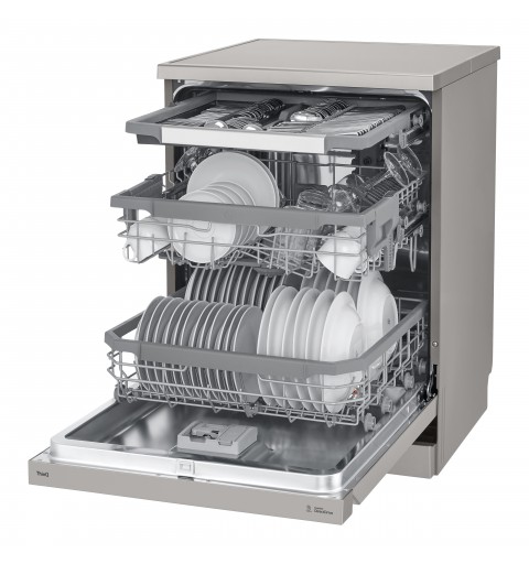 LG DF365FPS Spülmaschine Freistehend 14 Maßgedecke B