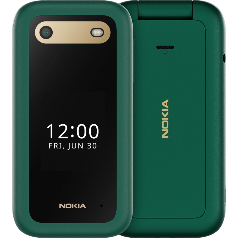 Nokia 2660 Flip 4G 7.11 cm (2.8") 123 g Green Entry-level phone