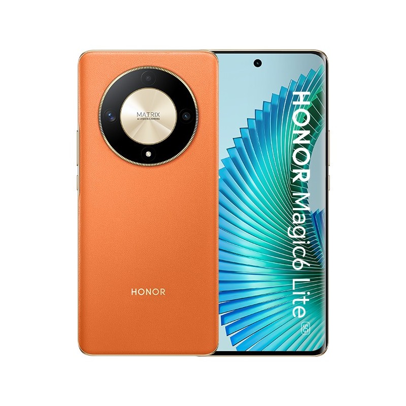 Honor Magic6 Lite 5G 17,2 cm (6.78") Double SIM Android 13 USB Type-C 8 Go 256 Go 5300 mAh Orange