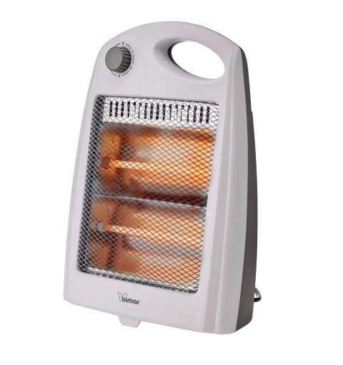 Bimar HR304 stufetta elettrica Interno Grigio, Bianco 800 W Riscaldatore ambiente elettrico a infrarossi