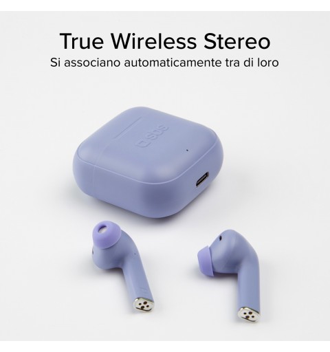 SBS Beat Free Kopfhörer True Wireless Stereo (TWS) im Ohr Anrufe Musik Sport Alltag Bluetooth Cyan