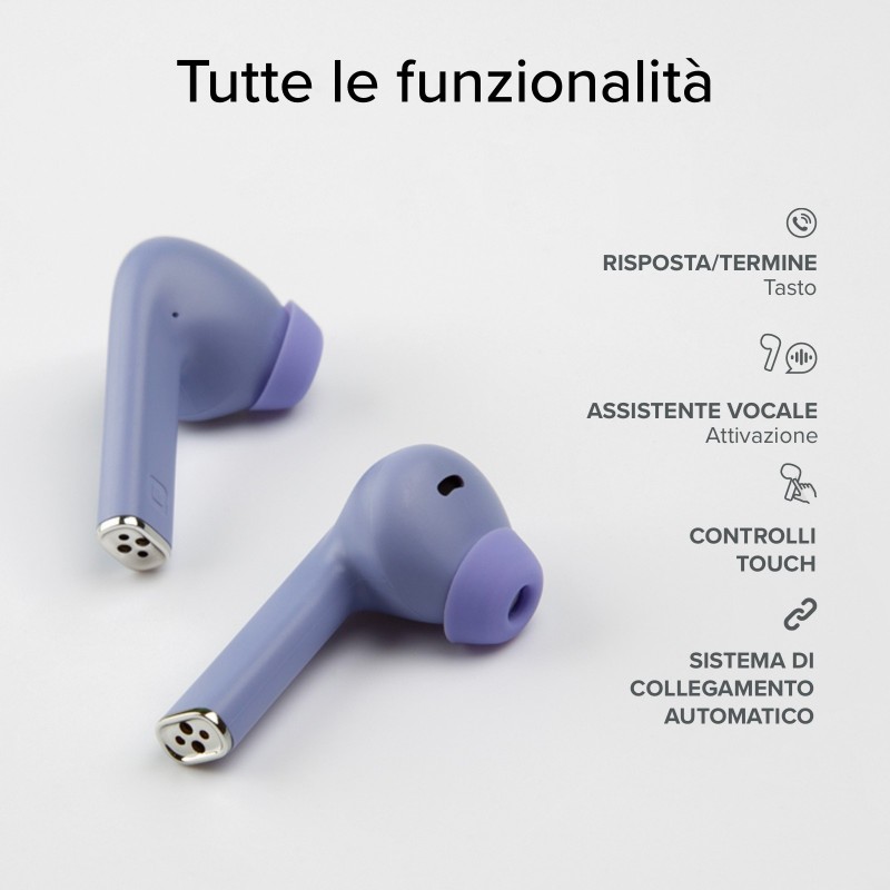 SBS Beat Free Kopfhörer True Wireless Stereo (TWS) im Ohr Anrufe Musik Sport Alltag Bluetooth Cyan