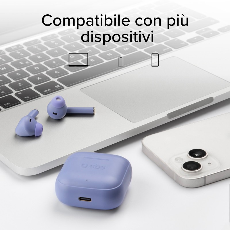SBS Beat Free Auriculares True Wireless Stereo (TWS) Dentro de oído Llamadas Música Deporte Uso diario Bluetooth Cian
