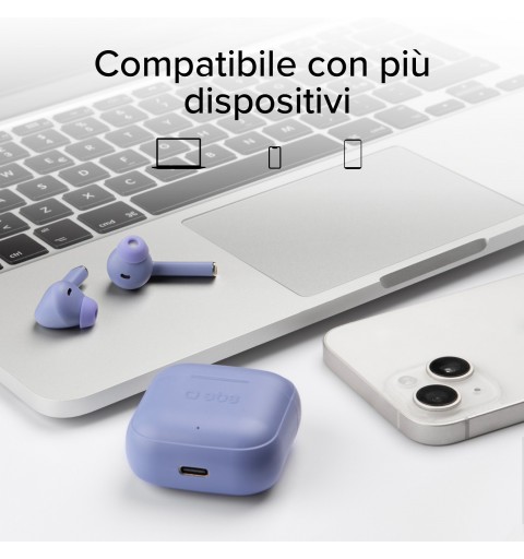 SBS Beat Free Kopfhörer True Wireless Stereo (TWS) im Ohr Anrufe Musik Sport Alltag Bluetooth Cyan