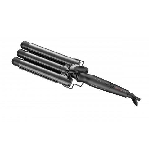 GA.MA Triferro Salon Curl Rizador de pelo Caliente Negro 95 W 3 m