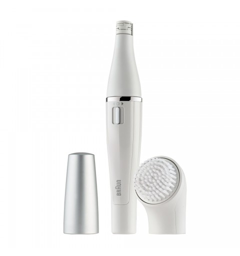 Braun FaceSpa Face Spa Depilatore Donna Epilatore Viso, Accessori Inclusi, Con Spazzola Pulizia Viso, 100% impermeabile, Idea
