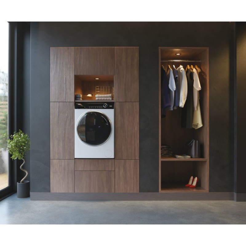 Haier I-Pro Series 7 HWD120-B14979-S lavasciuga Libera installazione Caricamento frontale Bianco E