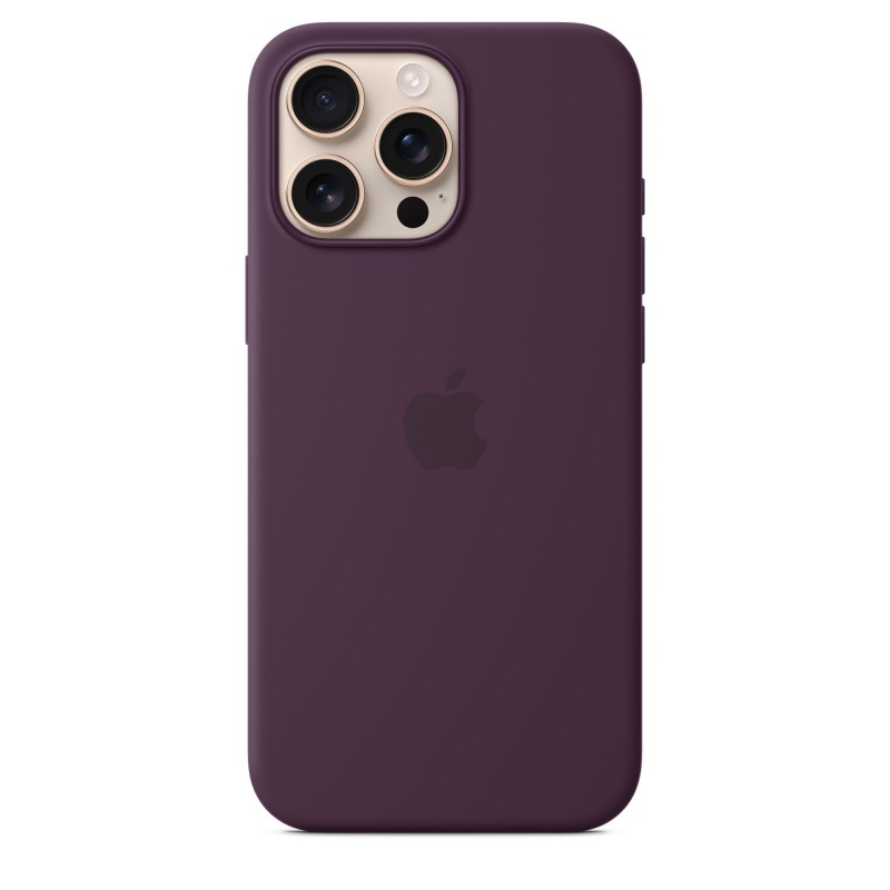 Apple Custodia MagSafe in silicone per iPhone 16 Pro Max - Prugna