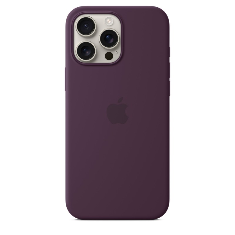 Apple Custodia MagSafe in silicone per iPhone 16 Pro Max - Prugna