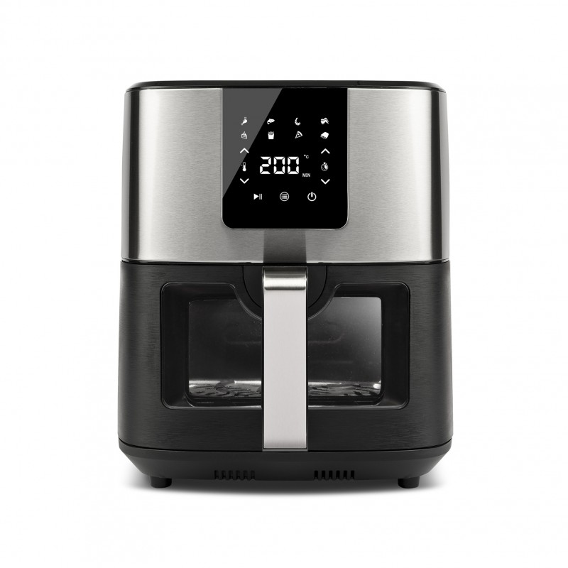 G3 FERRARI G10194 Friggitrice ad Aria 1700W 9Litri 8Programmi Inox / Nero