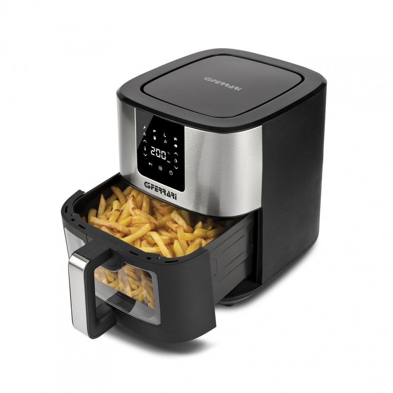 G3 FERRARI G10194 Friggitrice ad Aria 1700W 9Litri 8Programmi Inox / Nero
