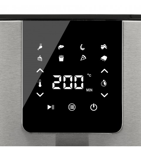 G3 FERRARI G10194 Friggitrice ad Aria 1700W 9Litri 8Programmi Inox / Nero