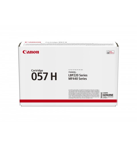 Canon i-SENSYS 057H Cartouche de toner 1 pièce(s) Original Noir