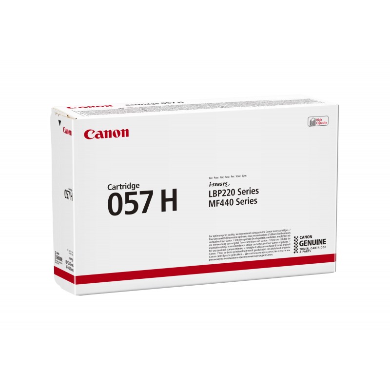 Canon i-SENSYS 057H Cartouche de toner 1 pièce(s) Original Noir