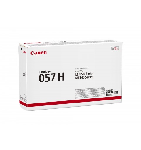 Canon i-SENSYS 057H Cartouche de toner 1 pièce(s) Original Noir