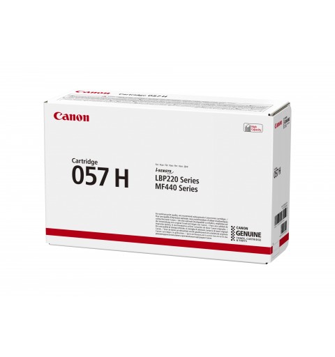 Canon i-SENSYS 057H Cartouche de toner 1 pièce(s) Original Noir
