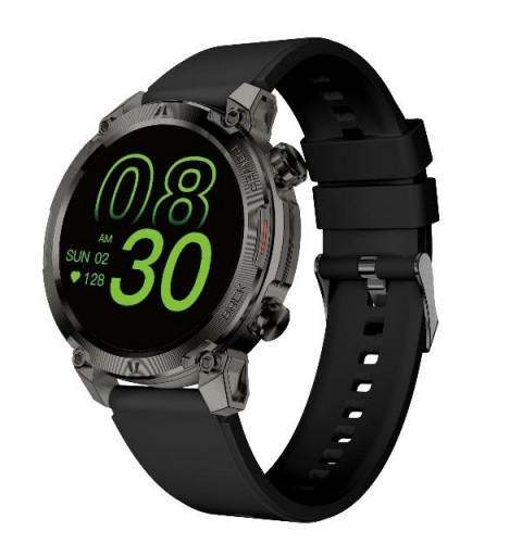 Nilox NXSWTRAILROUND smartwatch sport watch 3.53 cm 1.39 Digital 360 x 360 pixels Touchscreen Black