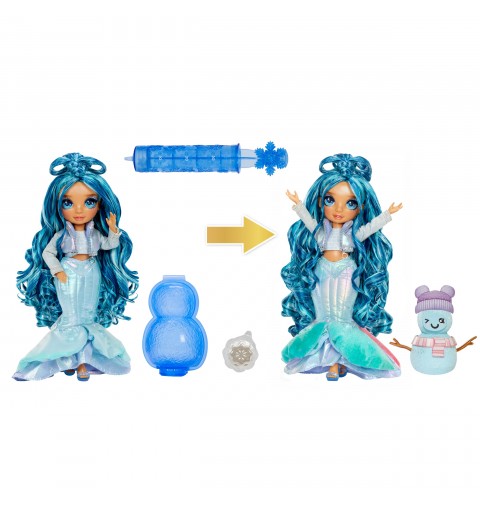 Rainbow High Winter Wonderland Doll- Skyler (Blue)