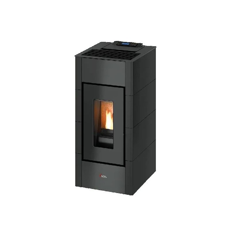 Cadel Cristal 9 Freistehend Pellet Anthrazit