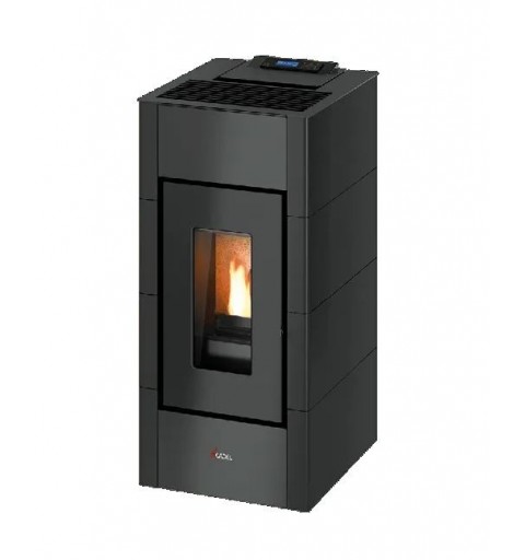 Cadel Cristal 9 Freistehend Pellet Anthrazit