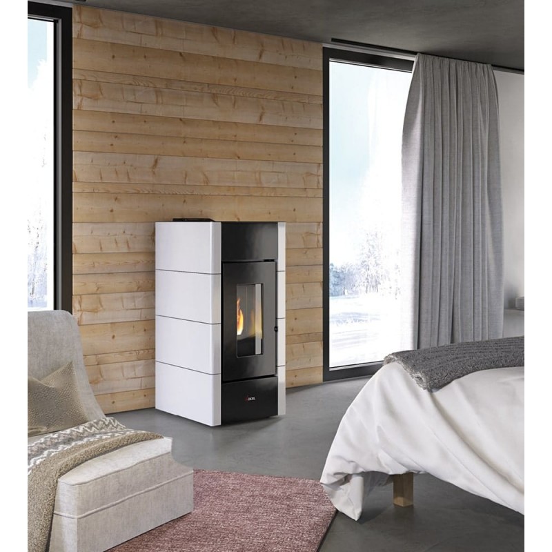 Cadel Cristal 9 Freistehend Pellet Anthrazit