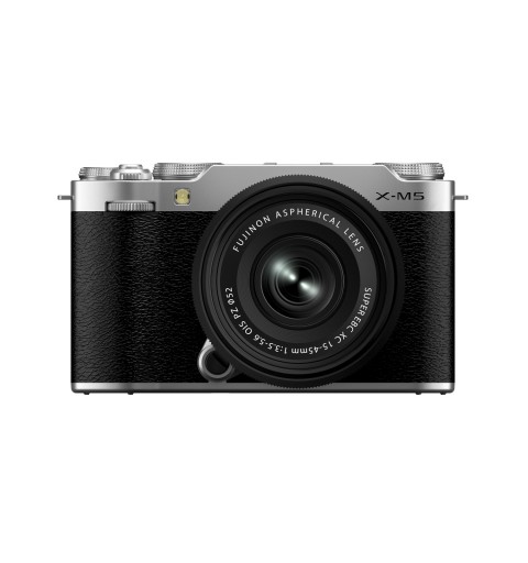 Fujifilm X-M5 SILVER Kit XC 15-45mm MILC 26,1 MP X-Trans CMOS 4 6240 x 4160 Pixel Argento