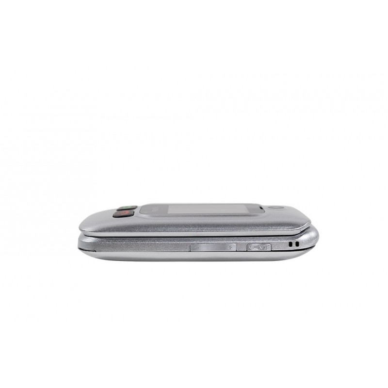 Trevi TELEFONO CELLULARE CON DOPPIO DISPLAY E APERTURA A CONCHIGLIA FLEX PLUS 55 SILVER