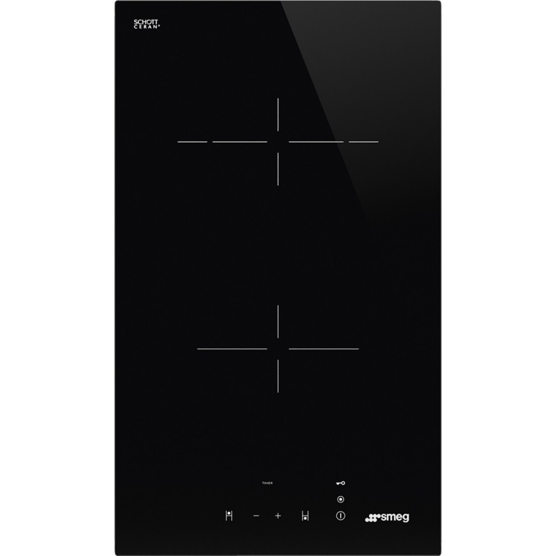 Smeg Universal SE232TD1 piano cottura Nero Da incasso 30 cm Ceramica 2 Fornello(i) Smeg Universal SE232TD1 piano cottura Nero Da incasso 30 cm Ceramica 2 Fornello(i)