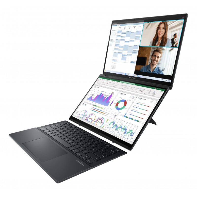 ASUS Zenbook Duo OLED UX8406MA-PZ286W Intel Core Ultra 7 155H Laptop 35.6 cm (14") Touchscreen 3K 16 GB LPDDR5x-SDRAM 1 TB SSD