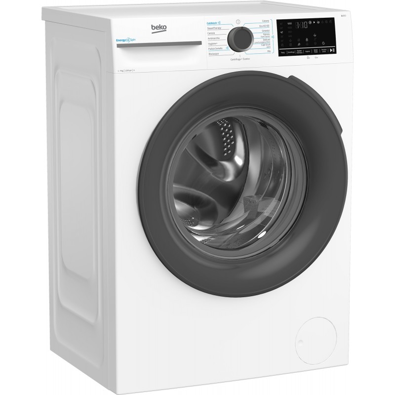 Beko b300 BMWSU4721A Lavatrice EnergySpin 7Kg Slim, Classe A, 1200 giri