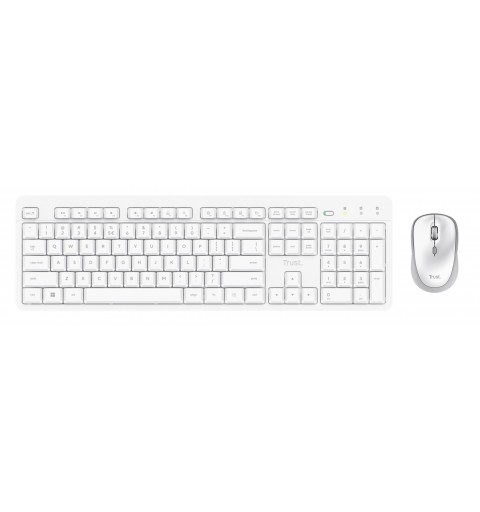 Trust Ody II keyboard Mouse included Home Office RF Wireless Italian White