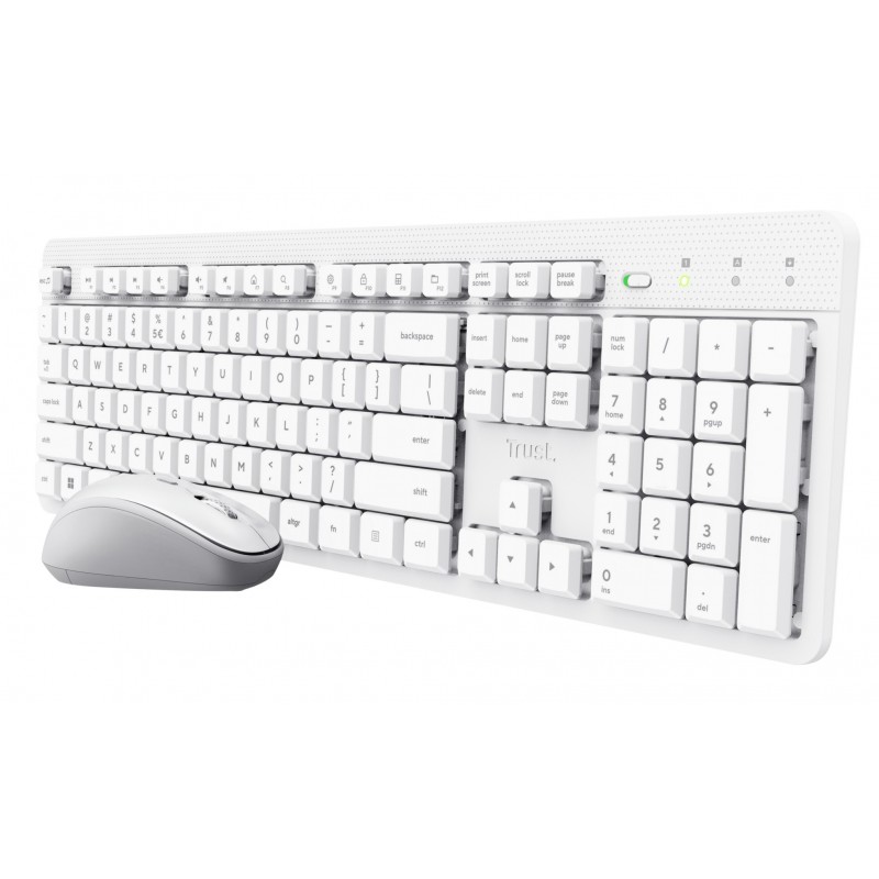 Trust Ody II keyboard Mouse included Home Office RF Wireless Italian White