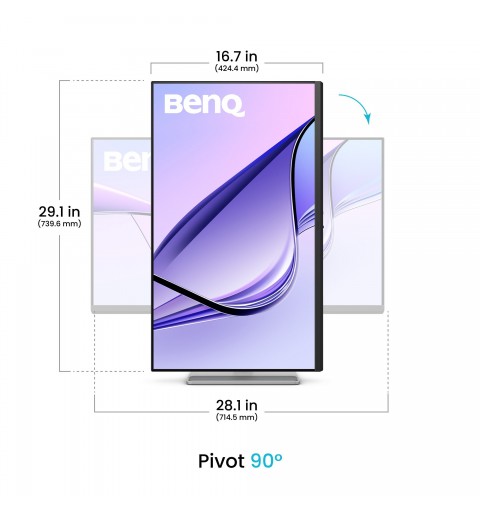 BenQ MA320U écran plat de PC 80 cm (31.5") 3840 x 2160 pixels 4K Ultra HD Blanc