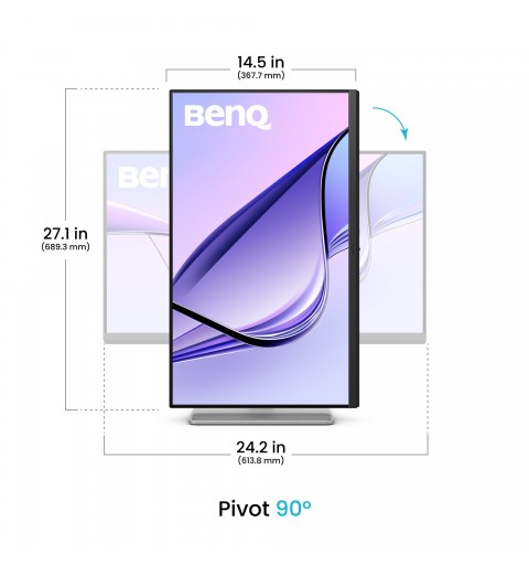 BenQ MA270U Computerbildschirm 68,6 cm (27") 3840 x 2160 Pixel 4K Ultra HD Weiß