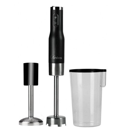 Ardes ARMIX03 blender 1 L Mélangeur par immersion 800 W Noir, Acier inoxydable