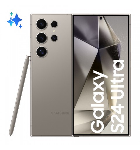 Samsung Galaxy S24 Ultra 17,3 cm (6.8") Double SIM 5G USB Type-C 12 Go 1 To 5000 mAh Gris, Titane