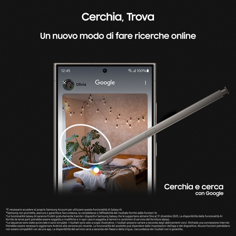Samsung Galaxy S24 Ultra 17,3 cm (6.8") Dual-SIM 5G USB Typ-C 12 GB 1 TB 5000 mAh Grau, Titan