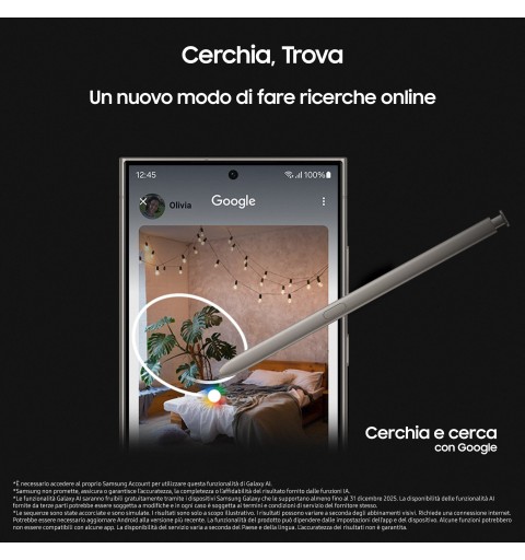 Samsung Galaxy S24 Ultra 17,3 cm (6.8") Dual-SIM 5G USB Typ-C 12 GB 1 TB 5000 mAh Grau, Titan
