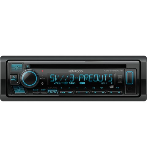 Kenwood Electronics KDC-BT960DAB Black 2000 W Bluetooth