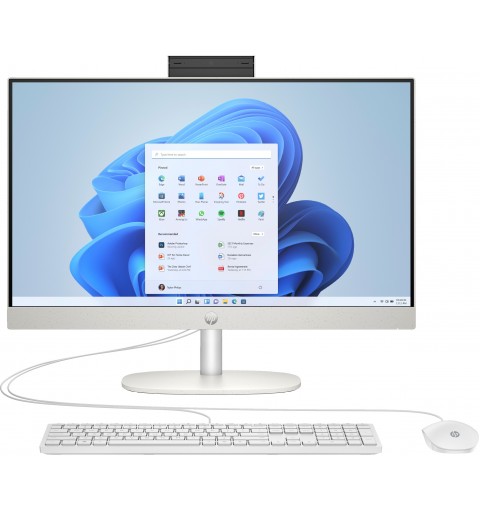 HP 24 -cr0050nl PC AMD Ryzen™ 5 7520U 60,5 cm (23.8") 1920 x 1080 Pixel PC All-in-one 8 GB LPDDR5-SDRAM 512 GB SSD Windows 11