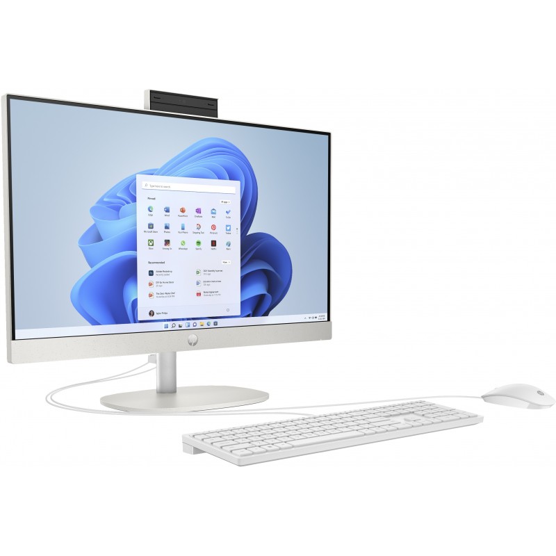 HP 24 -cr0050nl PC AMD Ryzen™ 5 7520U 60,5 cm (23.8") 1920 x 1080 Pixel PC All-in-one 8 GB LPDDR5-SDRAM 512 GB SSD Windows 11