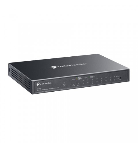 TP-Link Omada ES210GMP commutateur réseau Géré Gigabit Ethernet (10 100 1000) Connexion Ethernet, supportant l'alimentation via