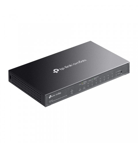 TP-Link Omada ES210GMP switch di rete Gestito Gigabit Ethernet (10 100 1000) Supporto Power over Ethernet (PoE) Nero