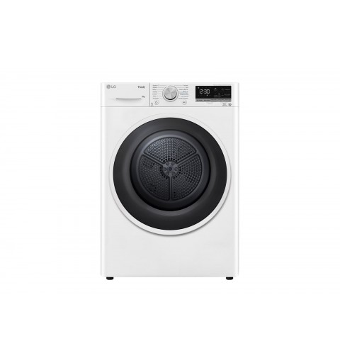LG RH90V5AV6N tumble dryer Freestanding Front-load 9 kg A++ White