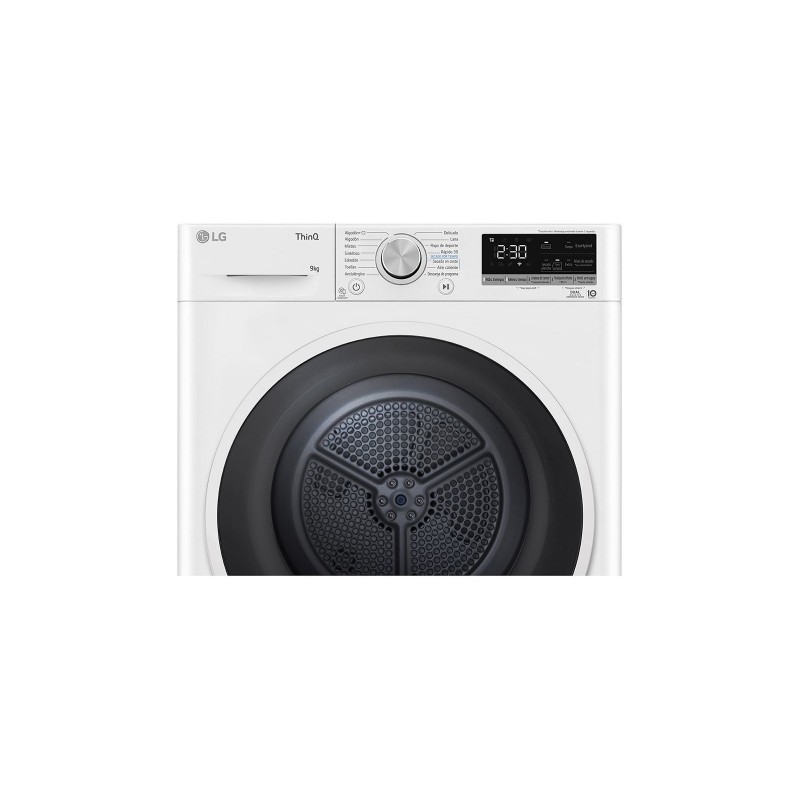 LG RH90V5AV6N tumble dryer Freestanding Front-load 9 kg A++ White